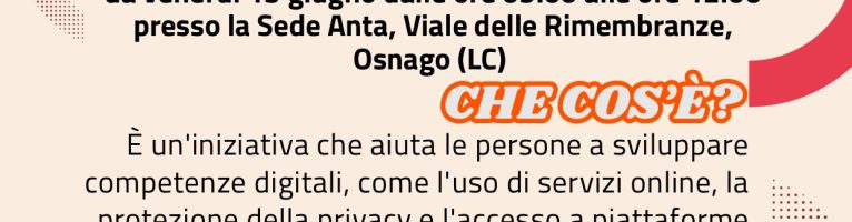 Hai bisogno di una mano per utilizzare gli strumenti digitali? ora a Osnago è più facile