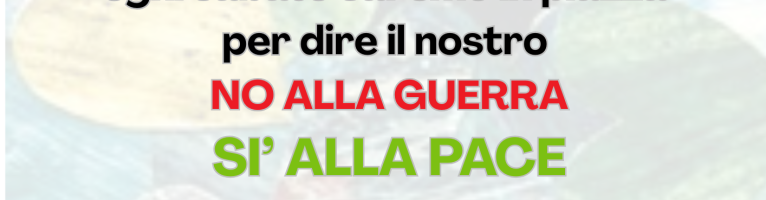 Tenda per la Pace in piazza della chiesa