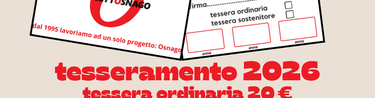 Tesseramento 2026